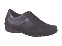 Chaussure mobils Escarpin modele fedra bi-mat noir